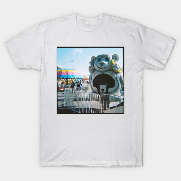 Monkey Ride - Minnesota State Fair - Diana 120mm Photograph T-Shirt by ztrnorge